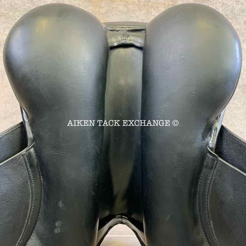 Borne Saddlery Olympia Dressage Saddle, 17.5" Seat, Medium Wide Tree, Wool Flocked Panels