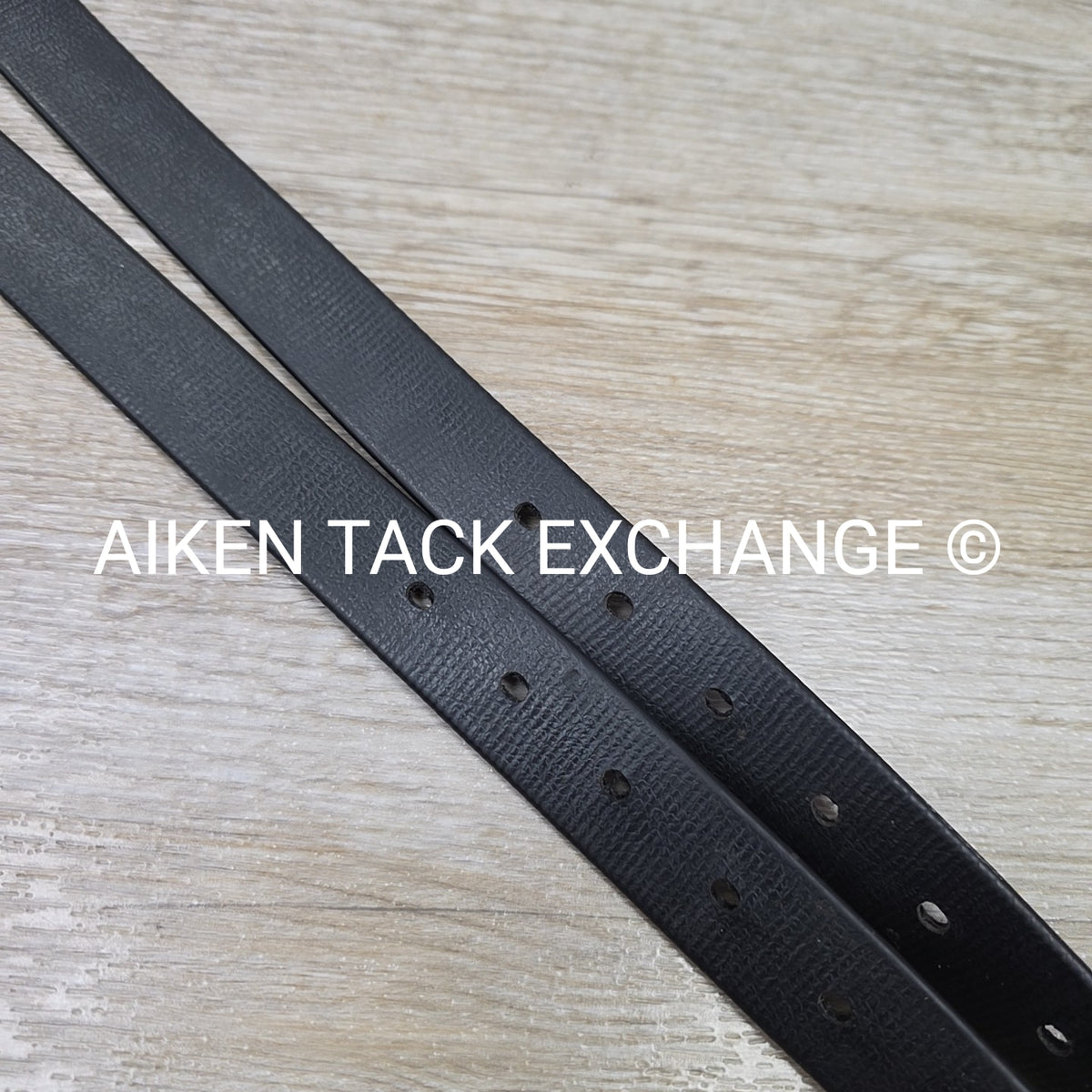 Wintec Slimline Stirrup Leathers, Black, 48"