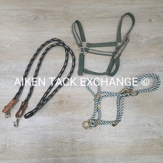 BARGAIN BUNDLE: Nylon Halter & Rope Halter