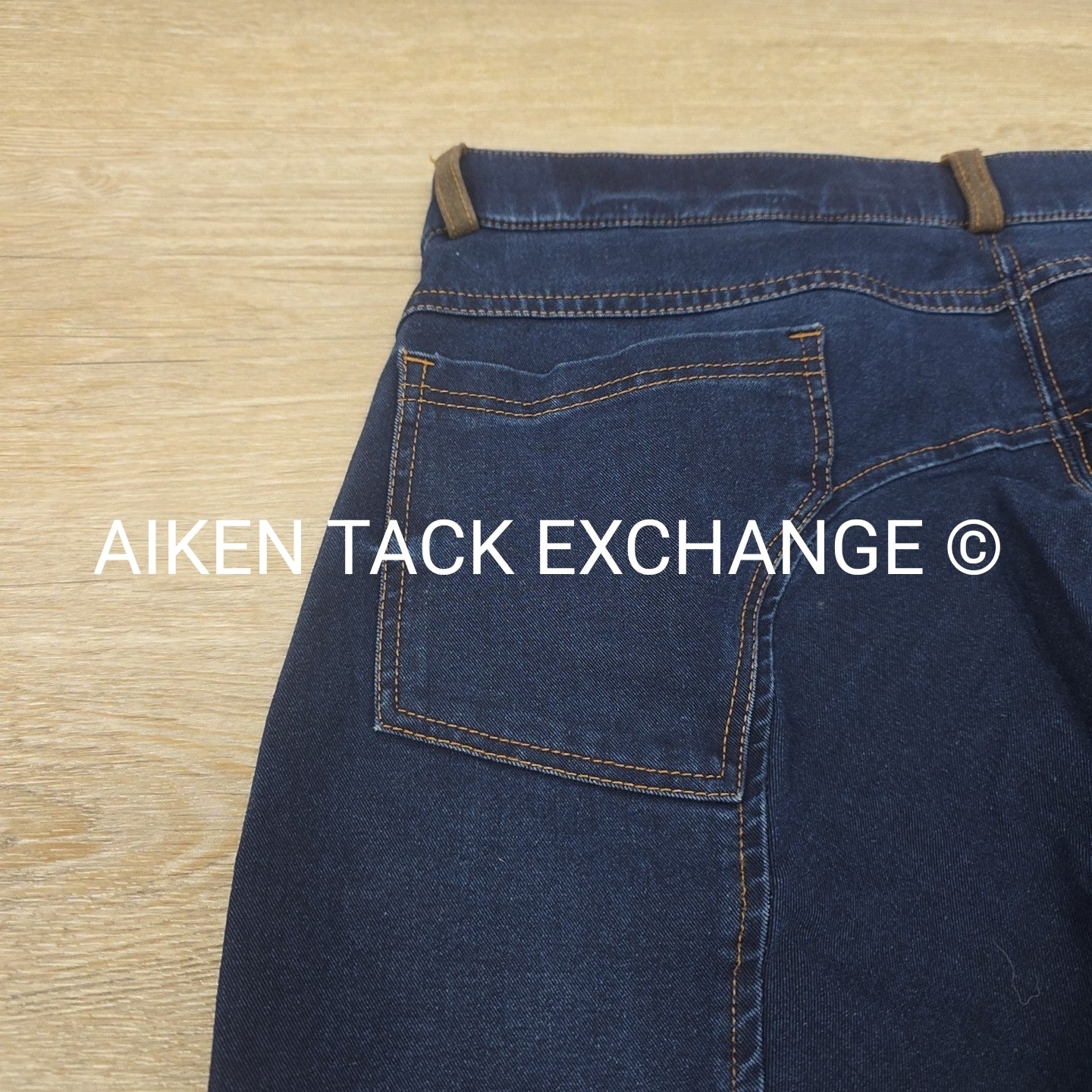 Dublin Shona Denim Knee Patch Breeches, Women's 30