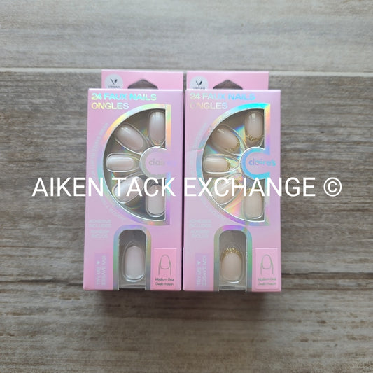 Claire's Press-On Nails (2 Sets) - 24 Count Each (48 Total)