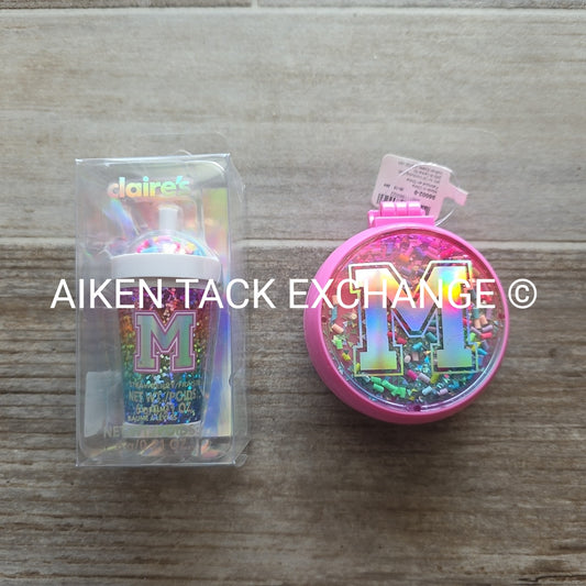 Claire's Lip Balm & Brush Set - Letter M