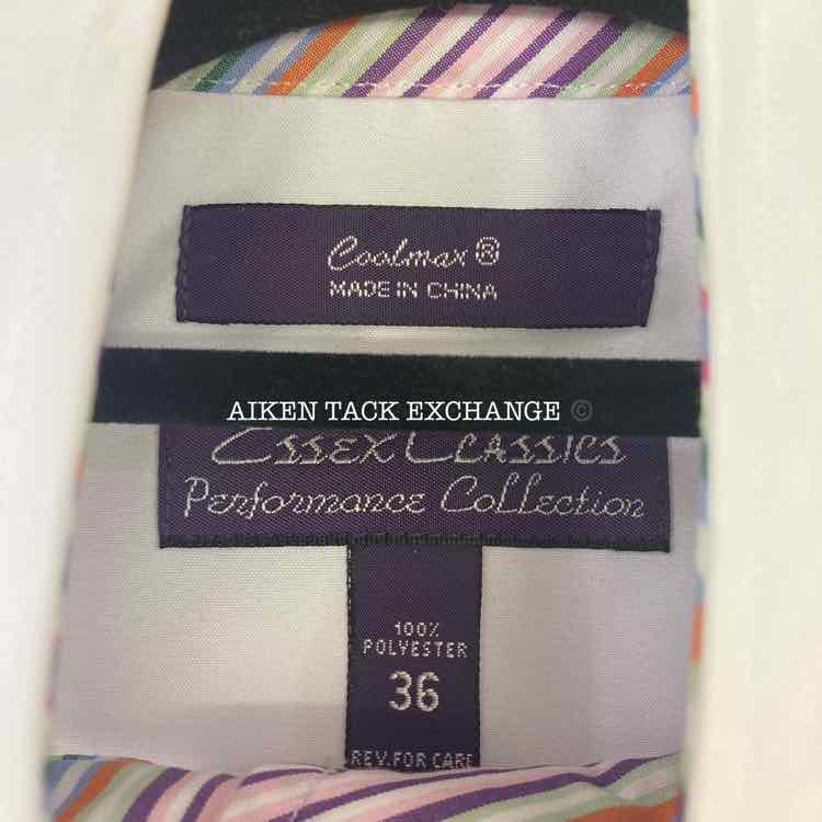Essex Classics CoolMax Long Sleeve Show Shirt, Size 36