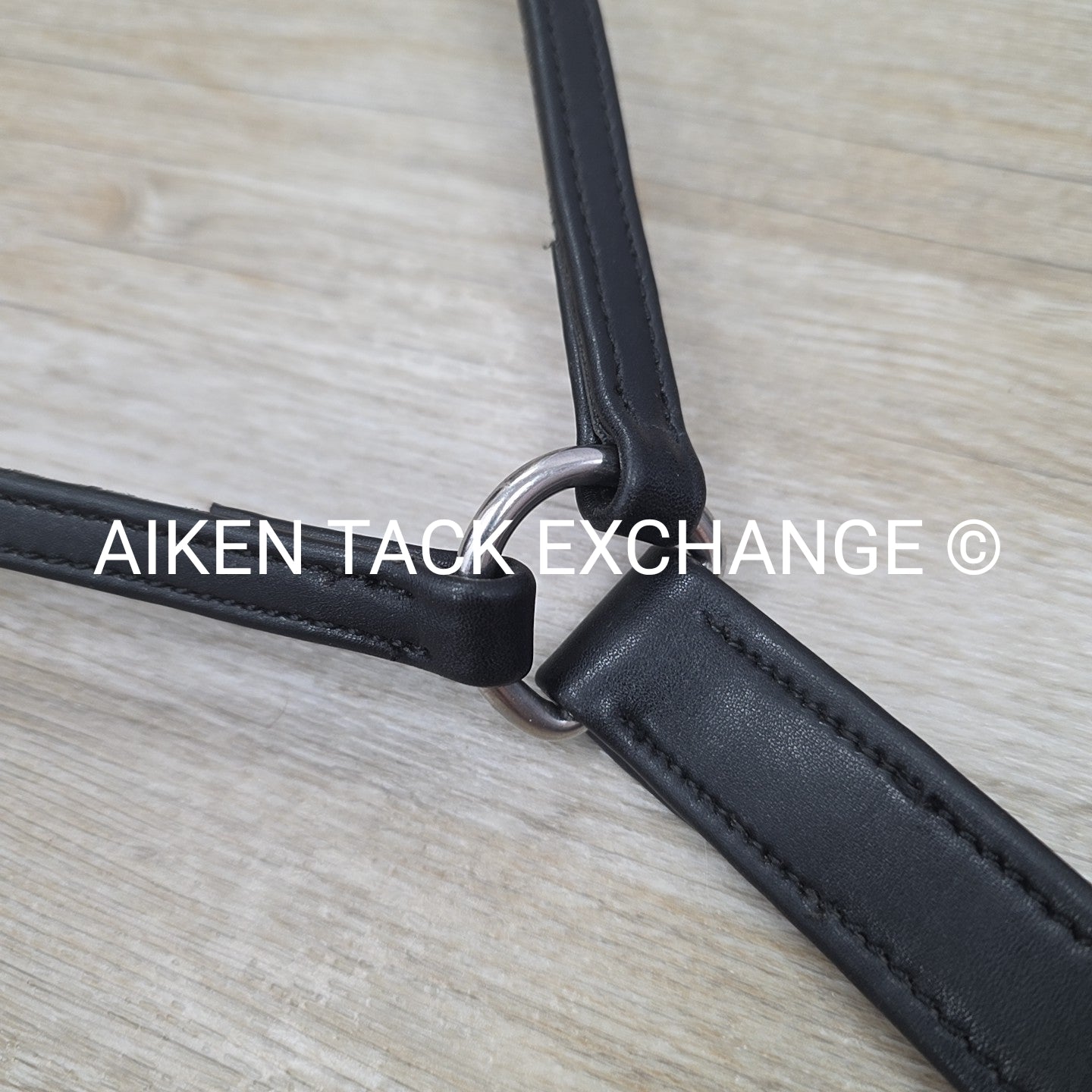 Synthetic Flat Running Martingale, Black, Size Cob