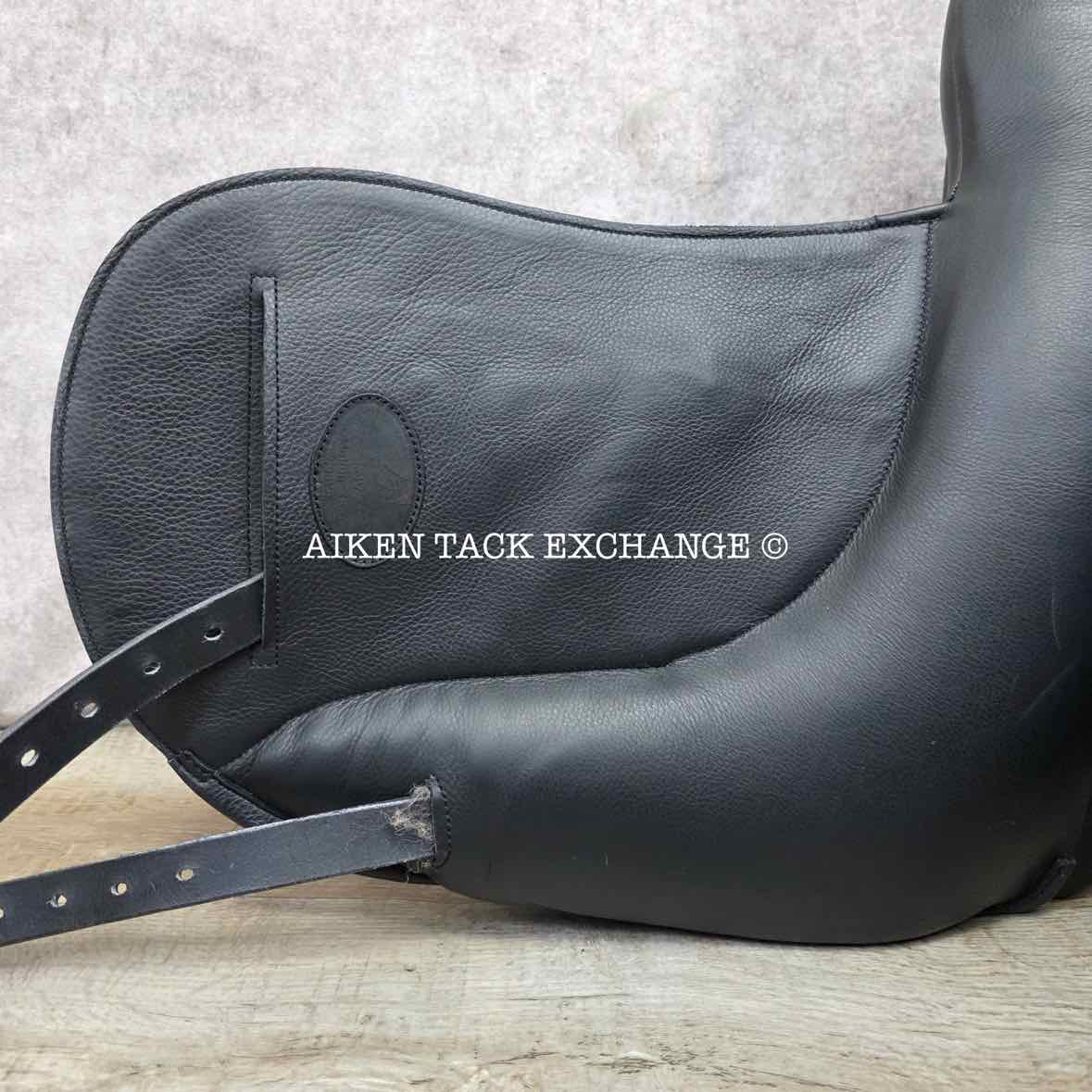 2024 Envy by Custom Saddlery Motion Monoflap Dressage Saddle, 18" Seat, Adjustable Tree, Wool Flocked Panels