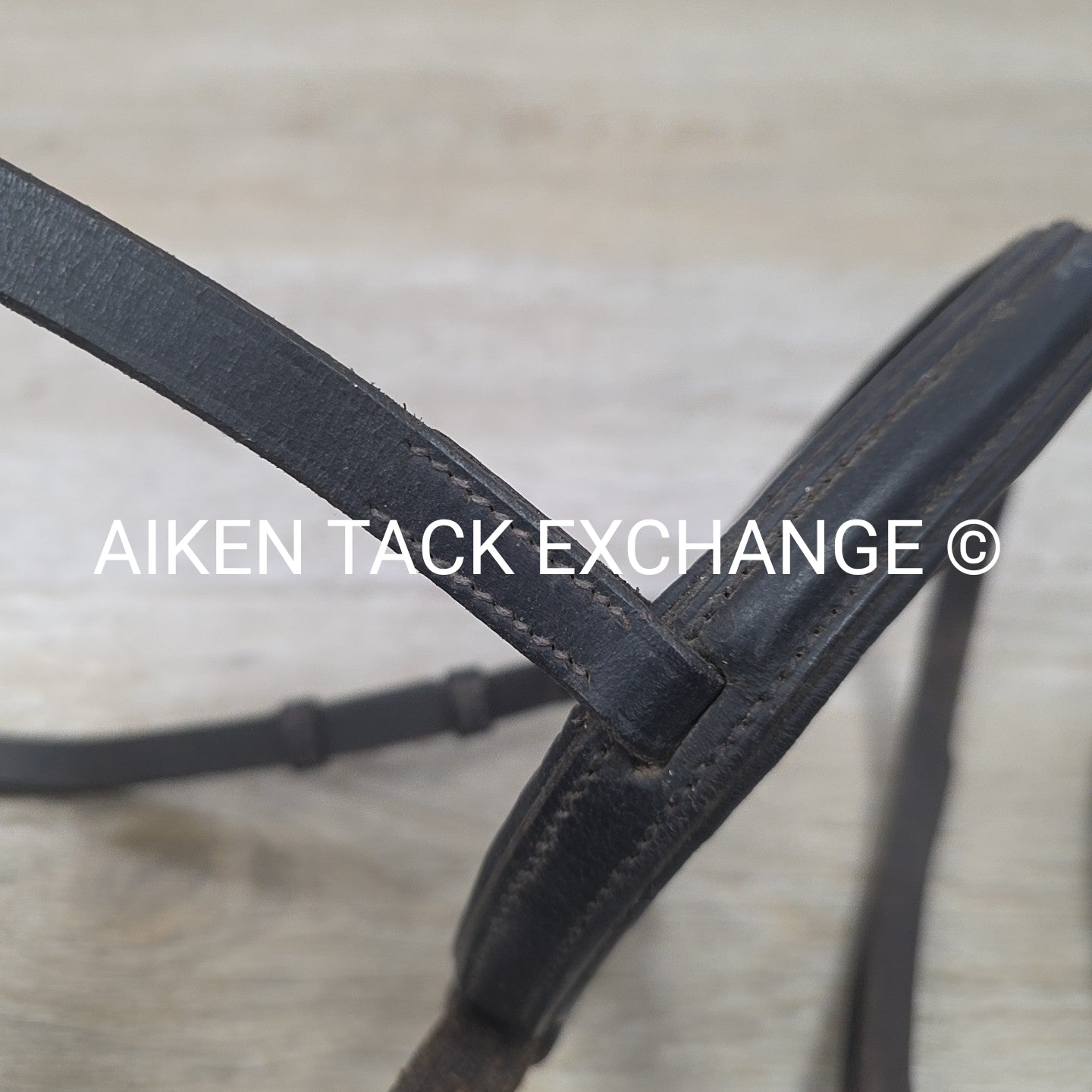 BARGAIN BUNDLE: Plain Flat Noseband & Padded Flash Noseband, Black, Size Full