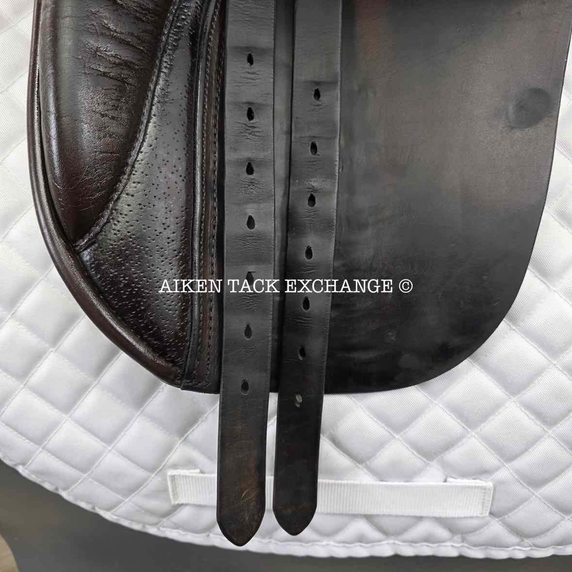 **SOLD** Centaur by Michael Stokes Dressage Saddle, 17.5" Seat, M/MW Tree, Wool Flocked Panels