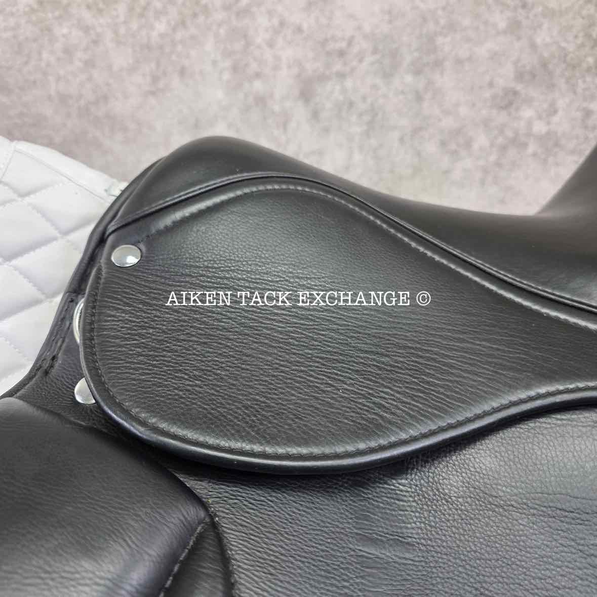 2022 Sella Soleil Passagio Dressage Saddle, 17" Seat, MW/W Tree, Wool Flocked Panels