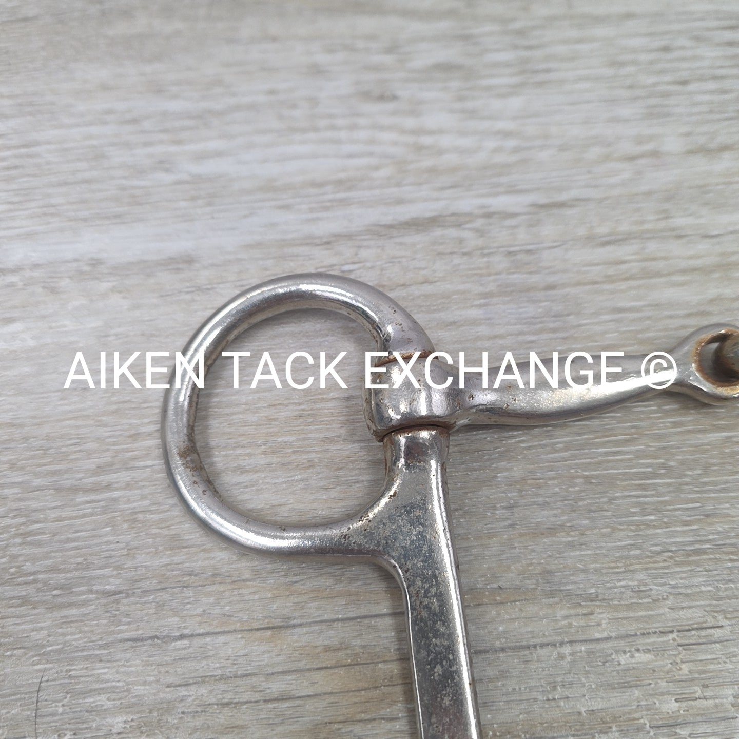 Plated Single Joint Half Cheek Bit 5"