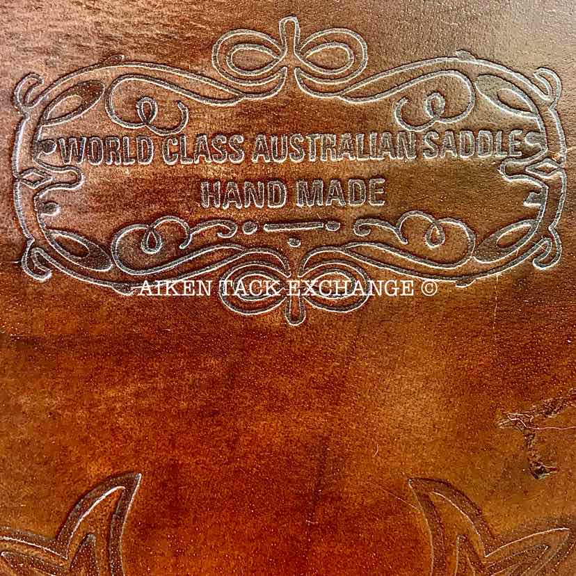 Saddle King Australian Stock Saddle, 18" Seat, Medium Wide Tree