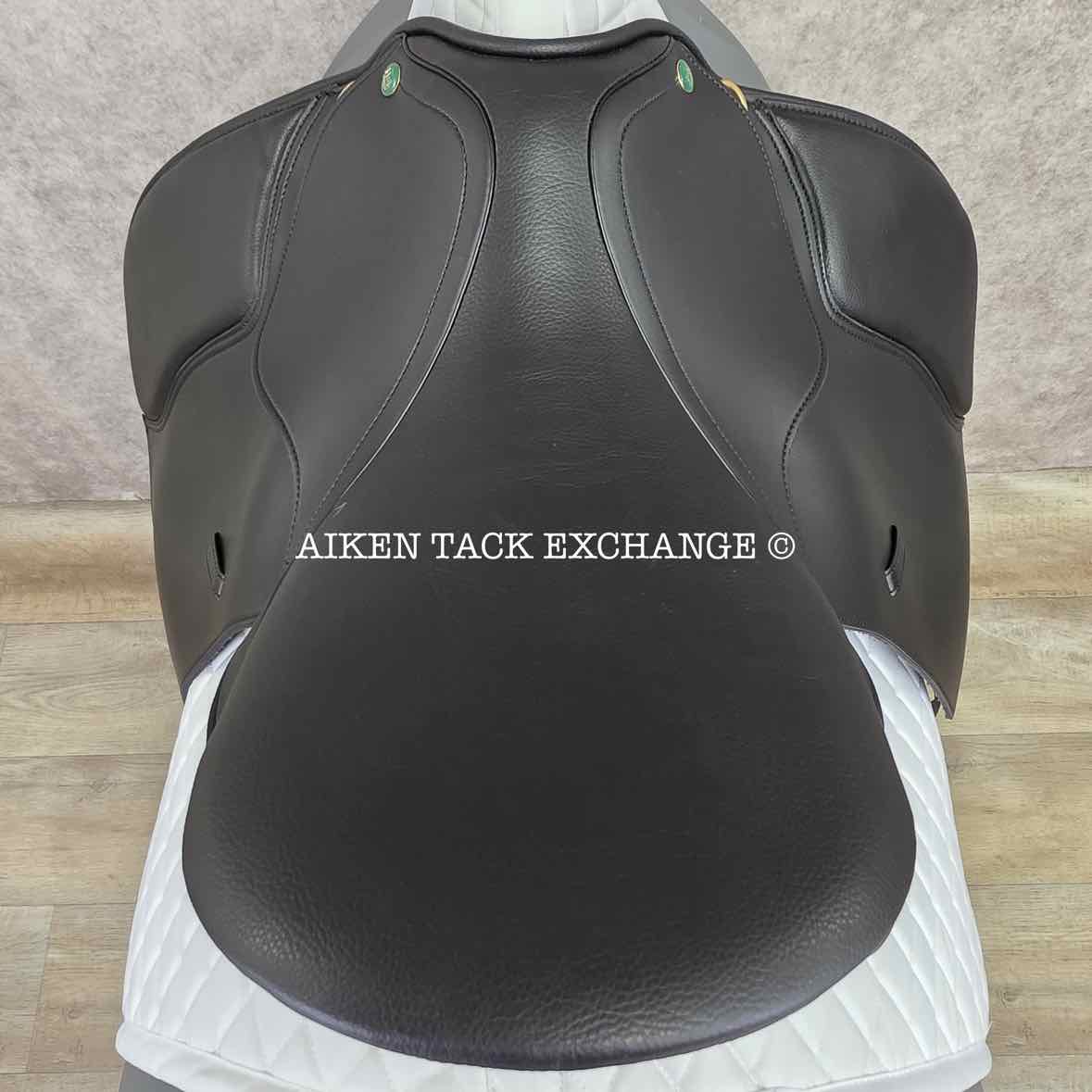 HDR - Henri de Rivel Vegan-X IGP Dressage Saddle, 17.5" Seat, Adjustable Tree - Changeable Gullet, Wool Flocked Panels