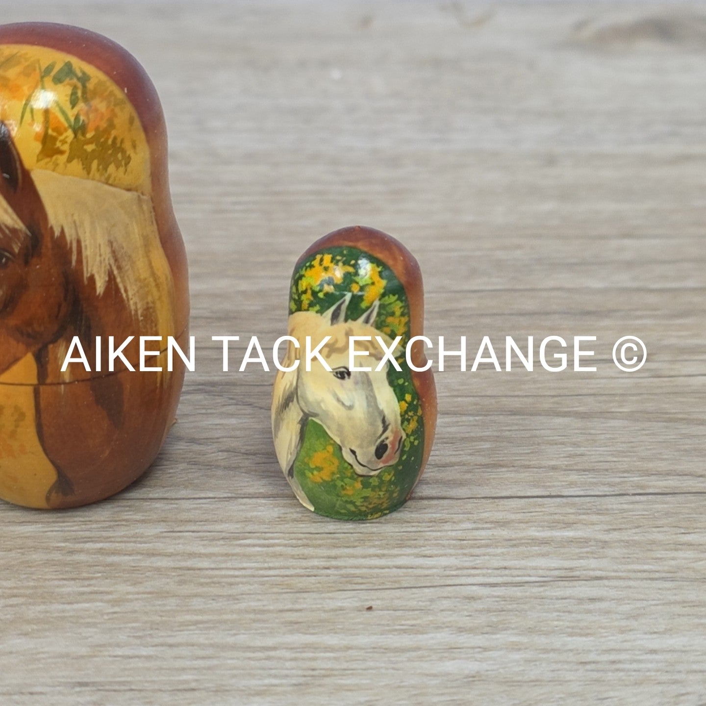 Matryoshka Nesting Dolls with Horse Design