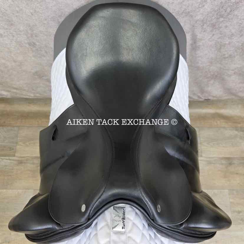 **SOLD** Hermes Corlandus Monoflap Dressage Saddle, 17.5" Seat, Medium Wide Tree, Foam Panels