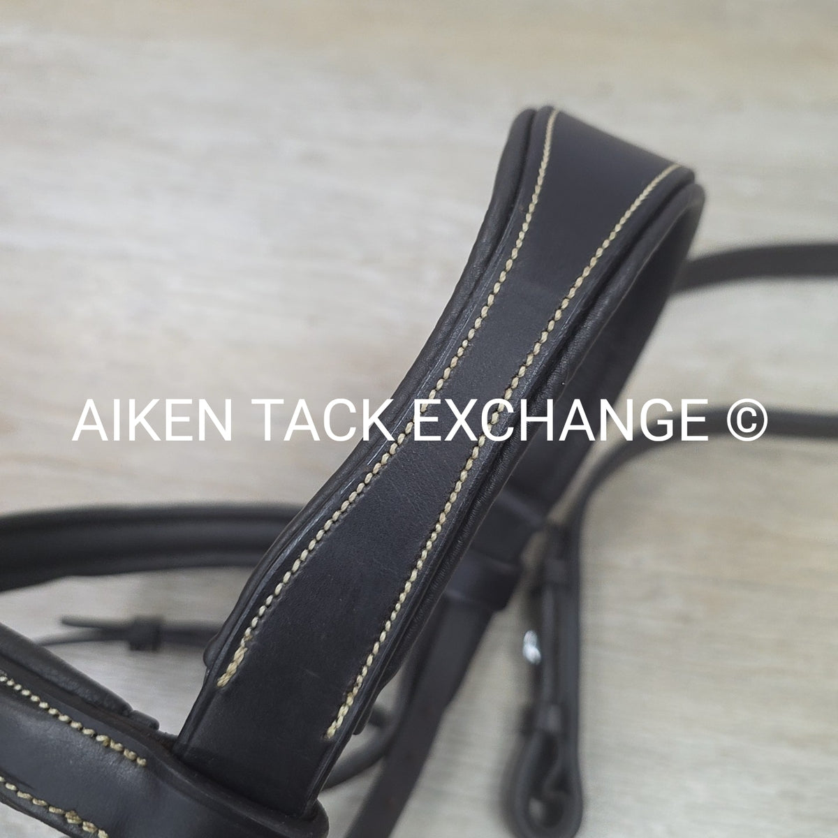 Monocrown Fancy Stitched Bridle with Laced Reins, Brown, Size Full