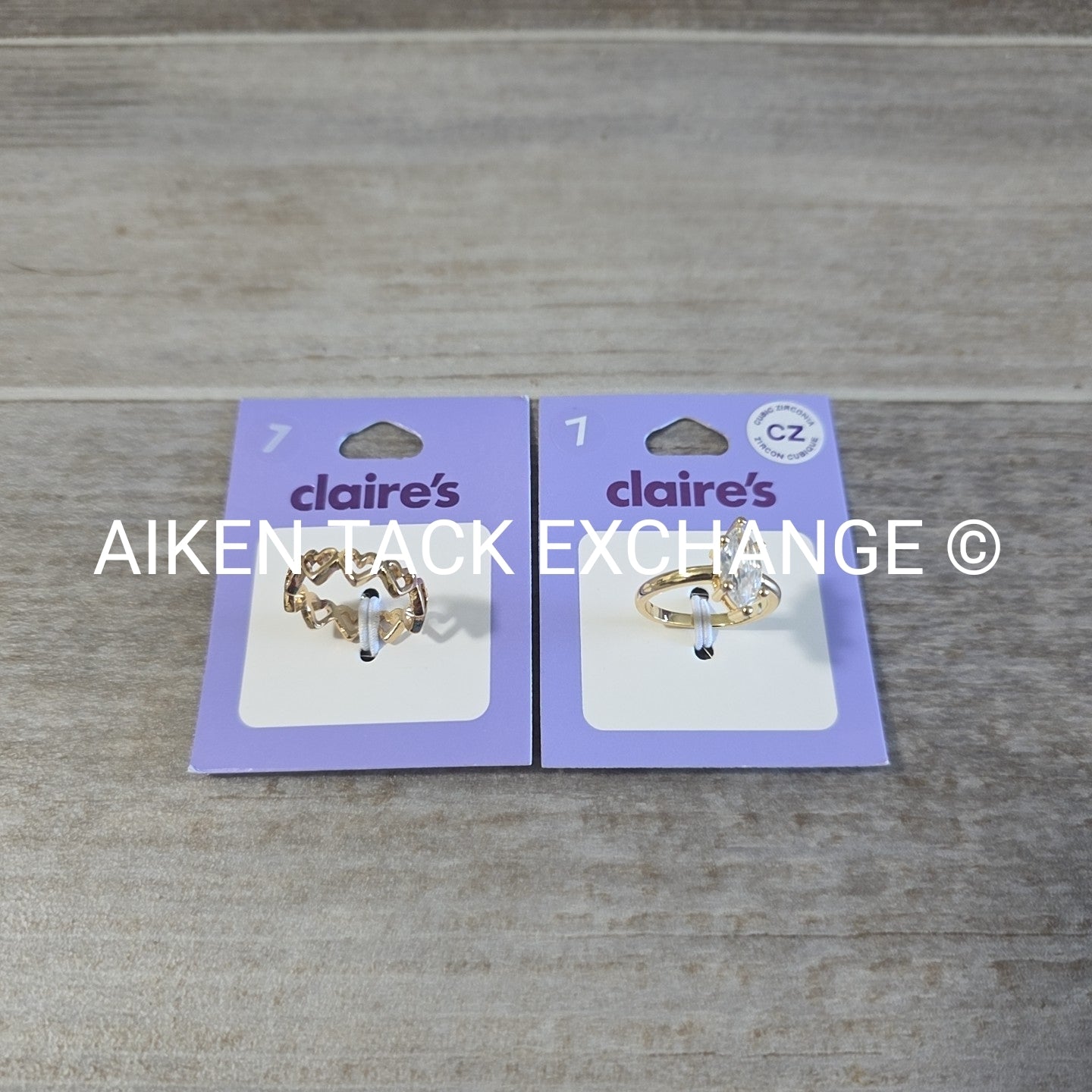 Claire's Rings (2) - Size 7