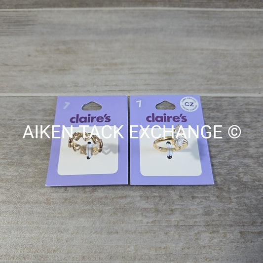 Claire's Rings (2) - Size 7