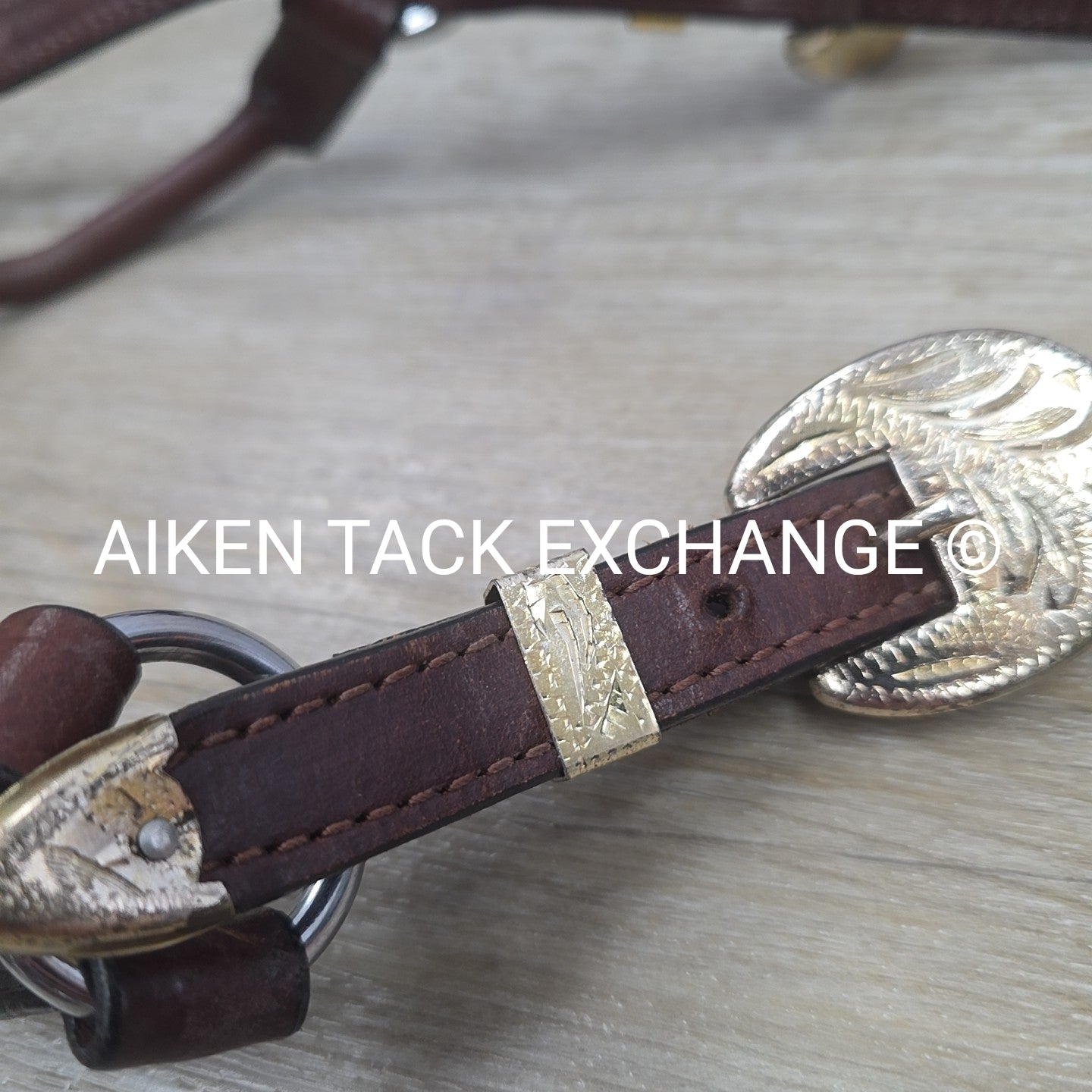 Western Show Halter, Brown, Size Pony