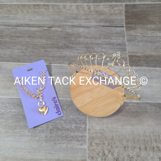 Claire's Tiara + Necklace