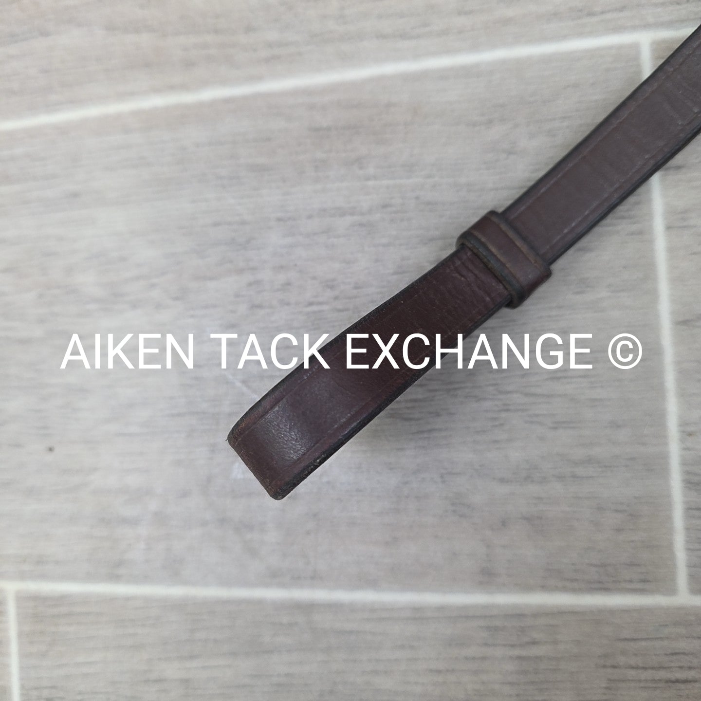Dy'on Plain Square Raised Standing Martingale, Brown, Size Full