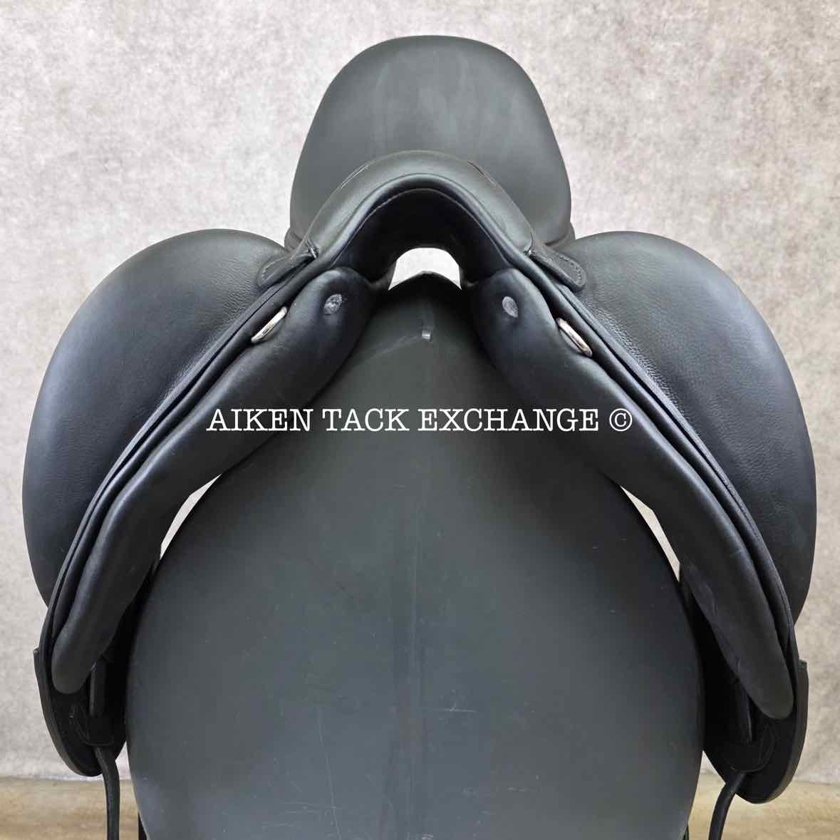 2025 Antares Tempo Monoflap Dressage Saddle, 18" Seat, 4C Flap, Medium Tree, Foam Panels, Full Buffalo Leather