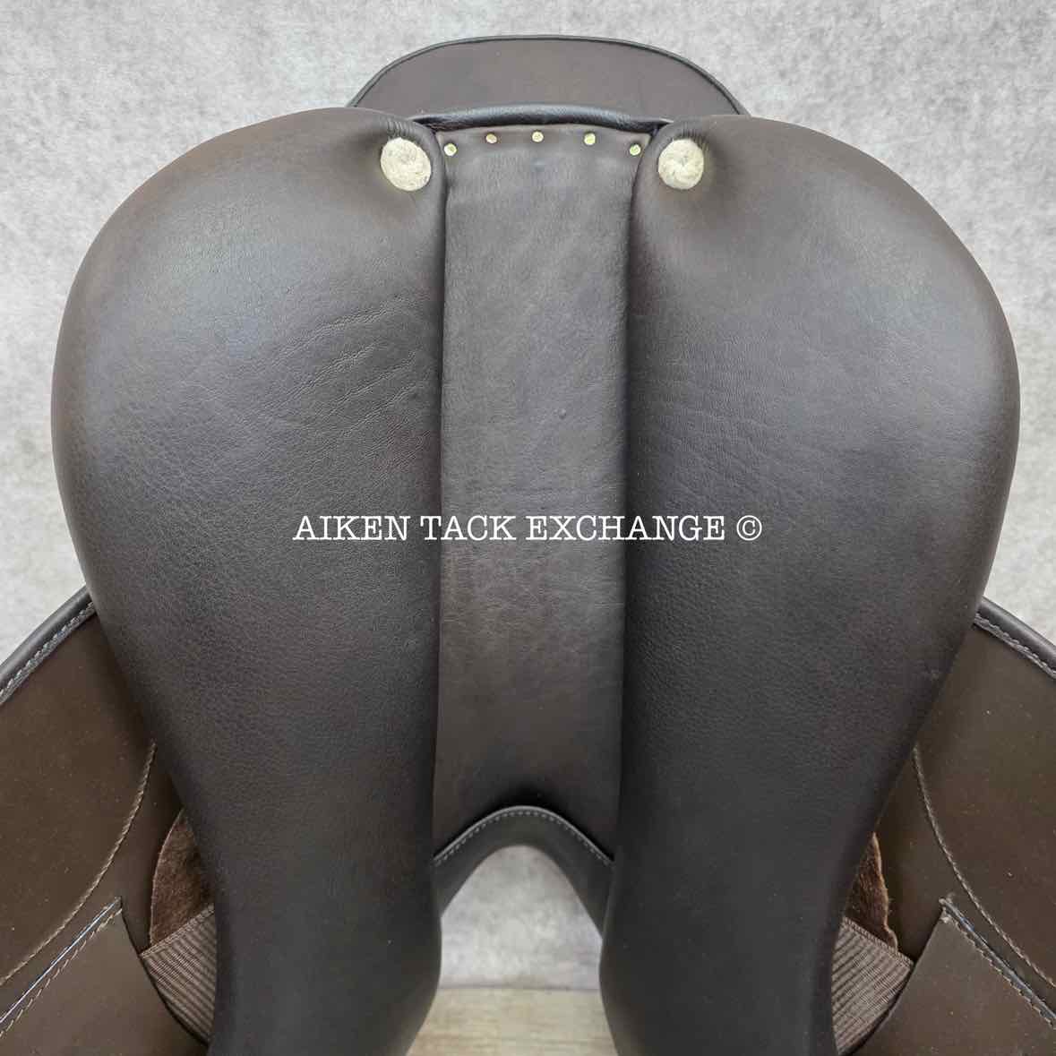 HDR - Henri de Rivel Phoenix IGP Monoflap Jump Saddle, 17" Seat, Adjustable Tree - Changeable Gullet, Foam Panels