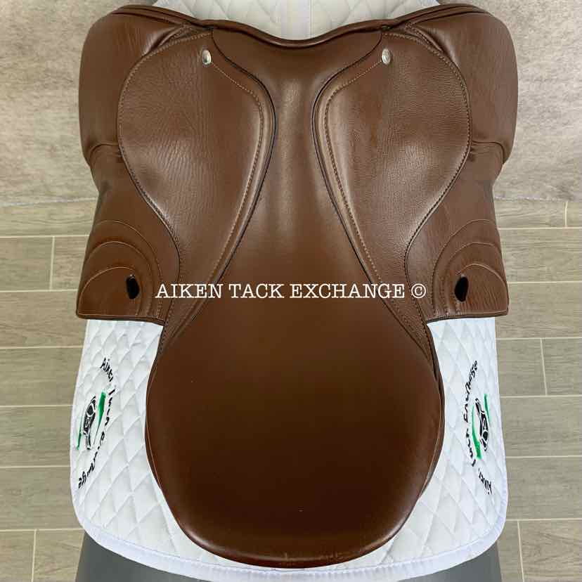 2019 Schleese Bi-NateLine UniLight Hunter/Equitation Jump Saddle, 17" Seat, Adjustable AdapTree, Wool Flocked PSI Panels