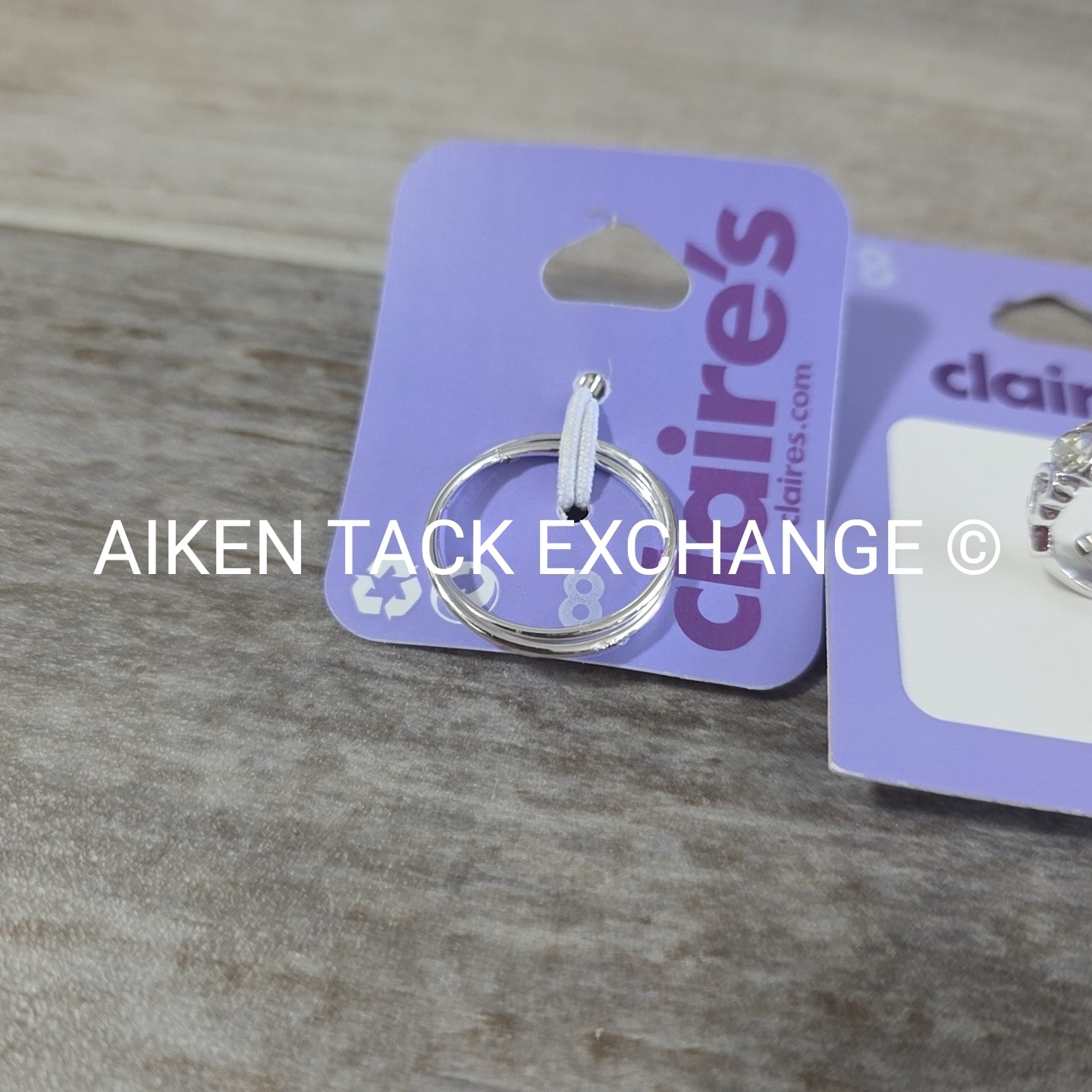 Claire's Rings (3) - Size 8