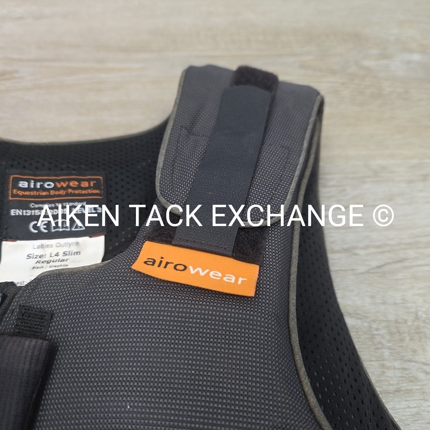 Charles Owen Airowear Outlyne Cross Country Safety Vest, Size L4 Slim Regular