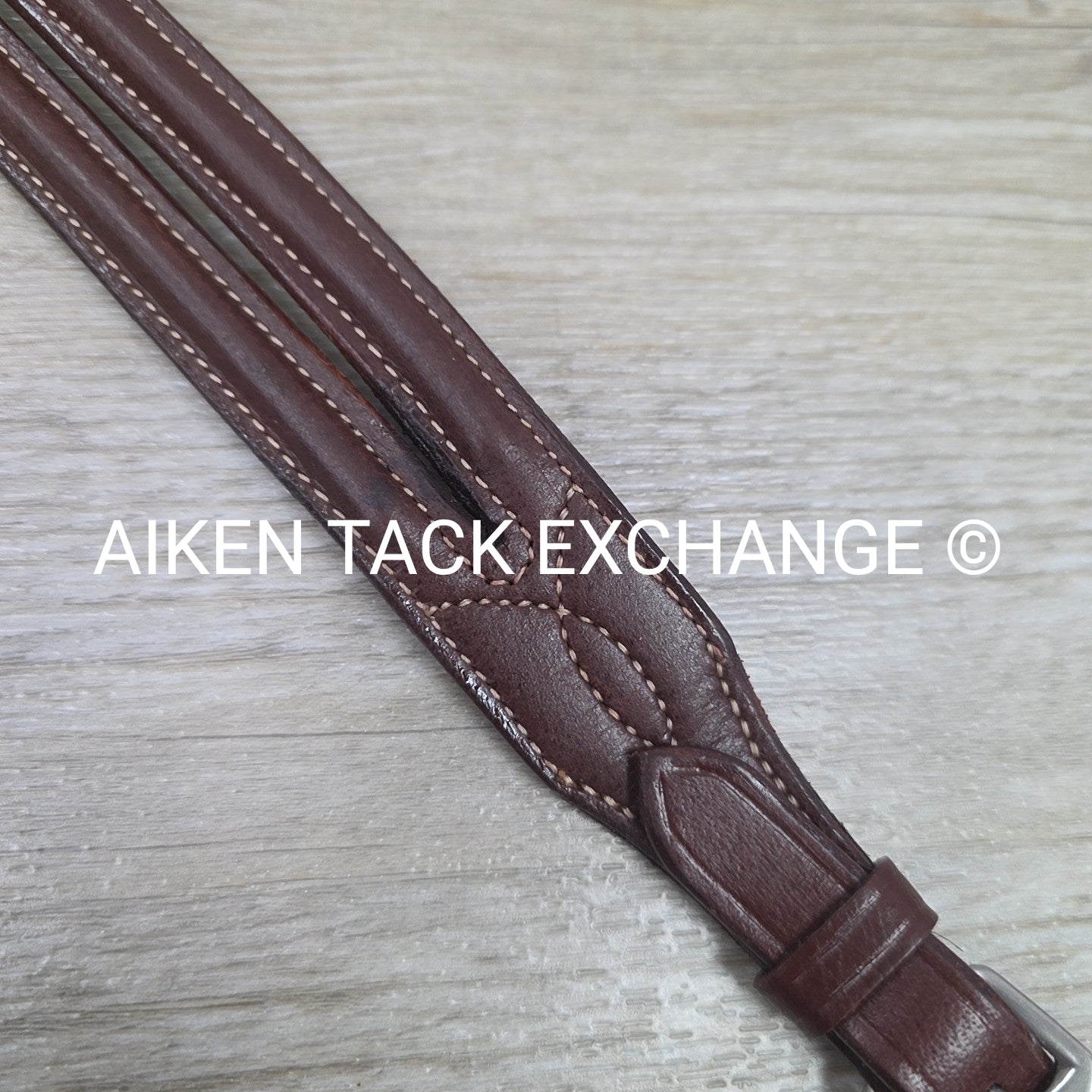 Weaver Leather Fancy Stitched Round Raised Running Martingale Attachment, Brown