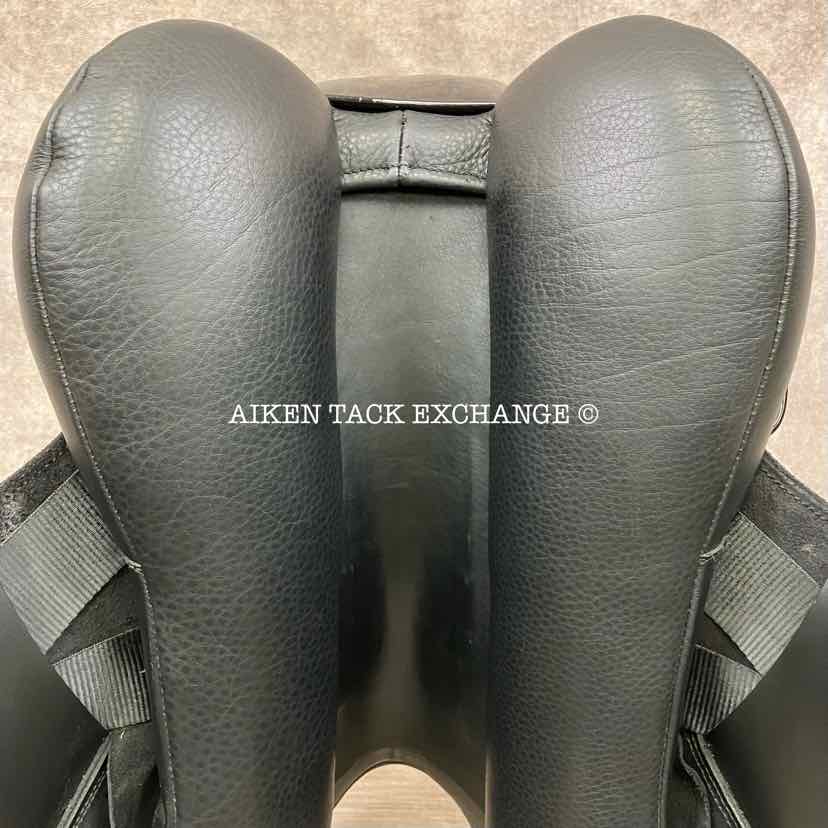2023 Custom Saddlery Wolfgang Gemini R Monoflap Dressage Saddle, 17.5" Seat, Adjustable Tree, Wool Flocked Panels
