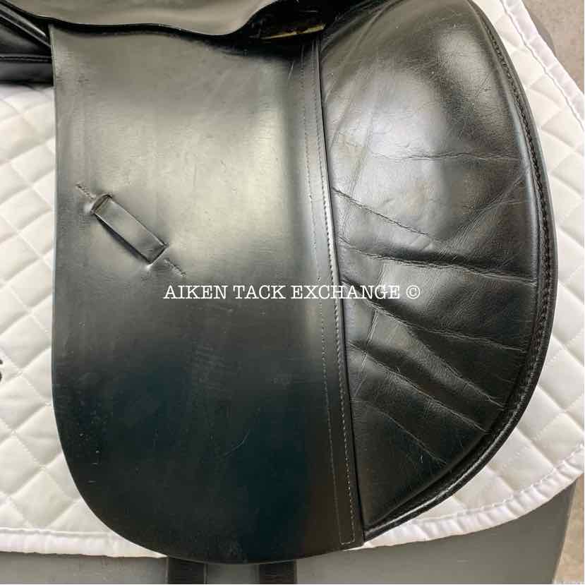 **SOLD** Albion Style SL Dressage Saddle, 16.5" Seat, Short Flap, Medium Tree, Wool Flocked Panels