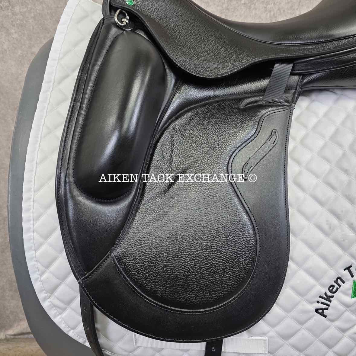 2023 Envy Motion Dressage Saddle, 17.5" Seat, Adjustable Tree, Wool Flocked Panels