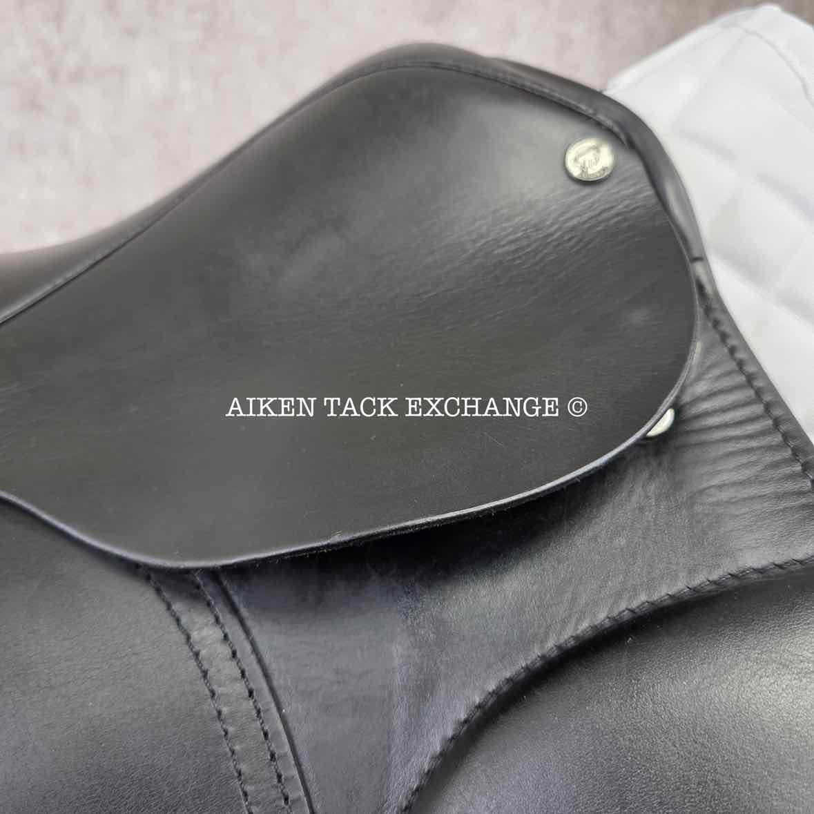 **SOLD** 1994 County Competitor Dressage Saddle, 17" Seat, MW/W Tree, Wool Flocked Panels