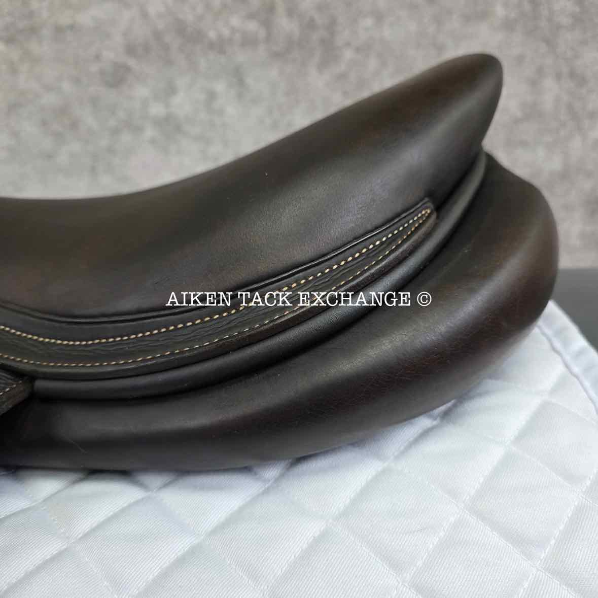 2018 Voltaire Palm Beach Close Contact Jump Saddle, 18.5" Seat, 3AAR Flap, M/MW Tree, PRO Panels, Full Buffalo Leather