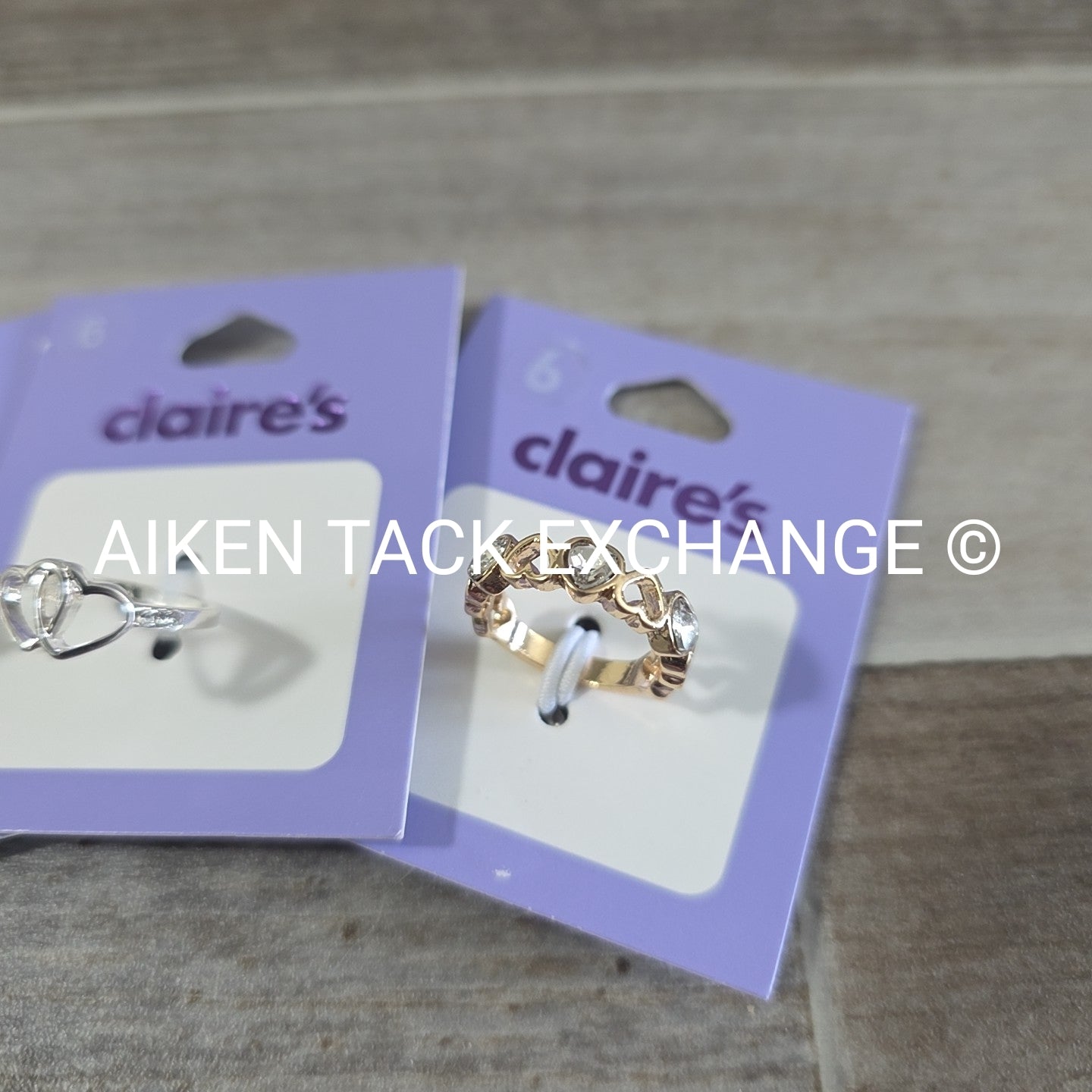 Claire's Rings (3) - Size 6