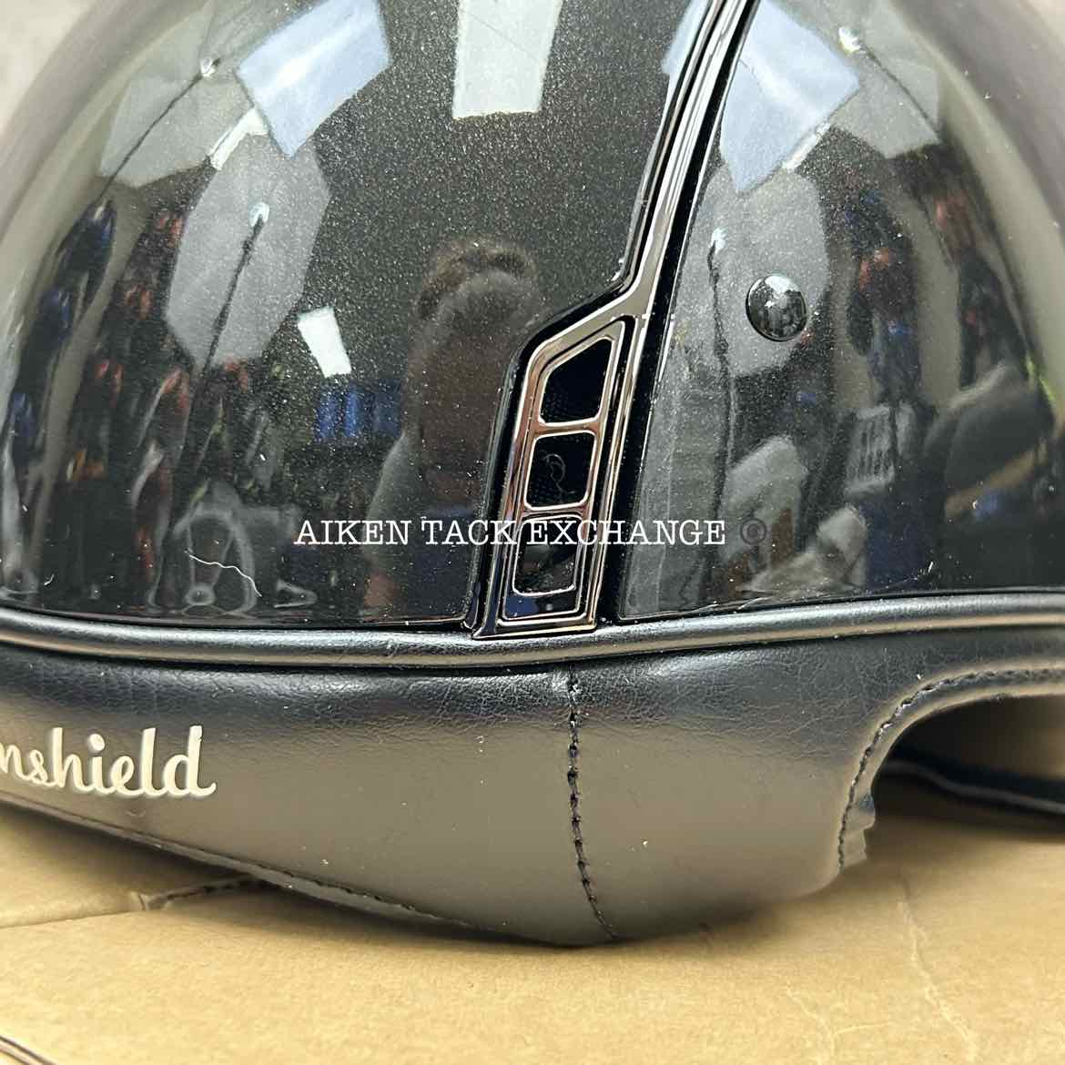 Samshield Shadow Race Glossy Helmet, Size 6 7/8 (55) MFG Date 11/2017