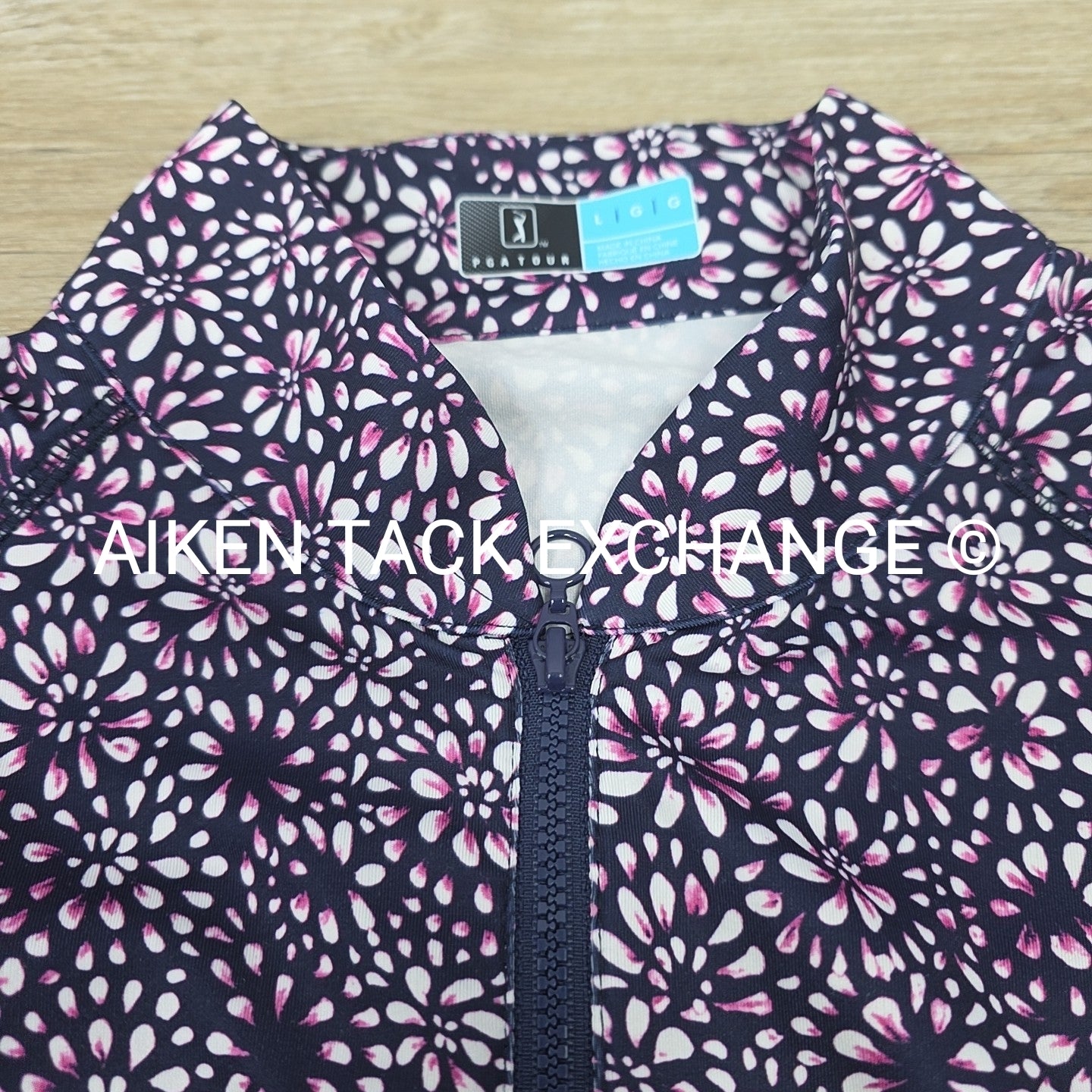 PGA Tour Long Sleeve Sun Shirt, Size Large