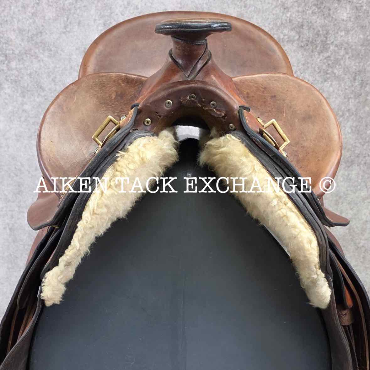 Trevor James Champion Drafter Australian Saddle, 15.5" Seat (Western) - 17.5" Seat (English), Wide Tree