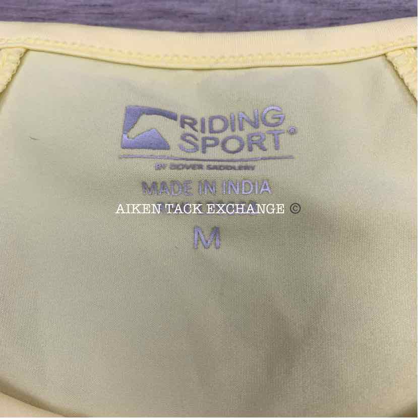 Dover Saddlery Riding Sport Short Sleeve Top, Size Medium