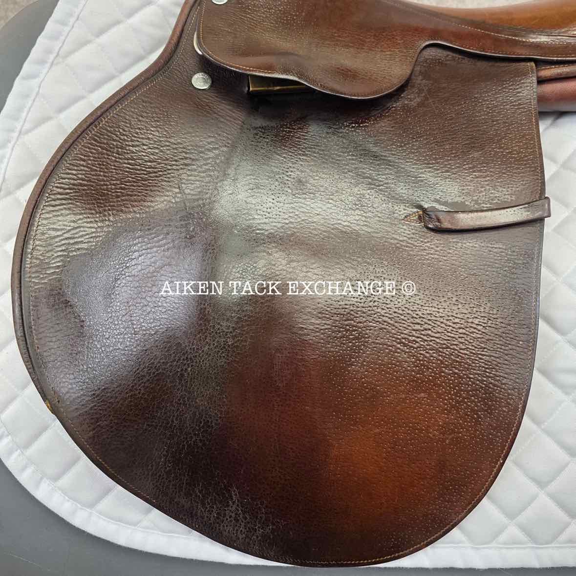 Hermes Steinkraus Close Contact Jump Saddle, 18" Seat, Medium Tree, Foam Panels