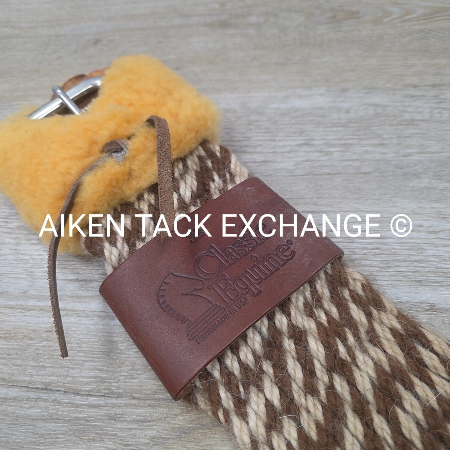 Classic Equine Mohair Alpaca Roper Cinch with Cashel ring Master Cinch Protector