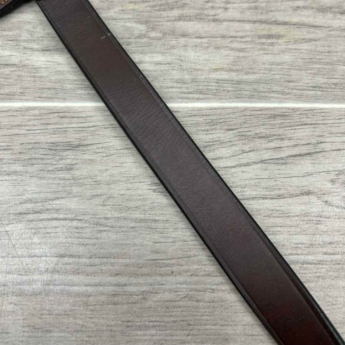 Bobby's English Tack Plain Raised Running Martingale, Brown, Size Full
