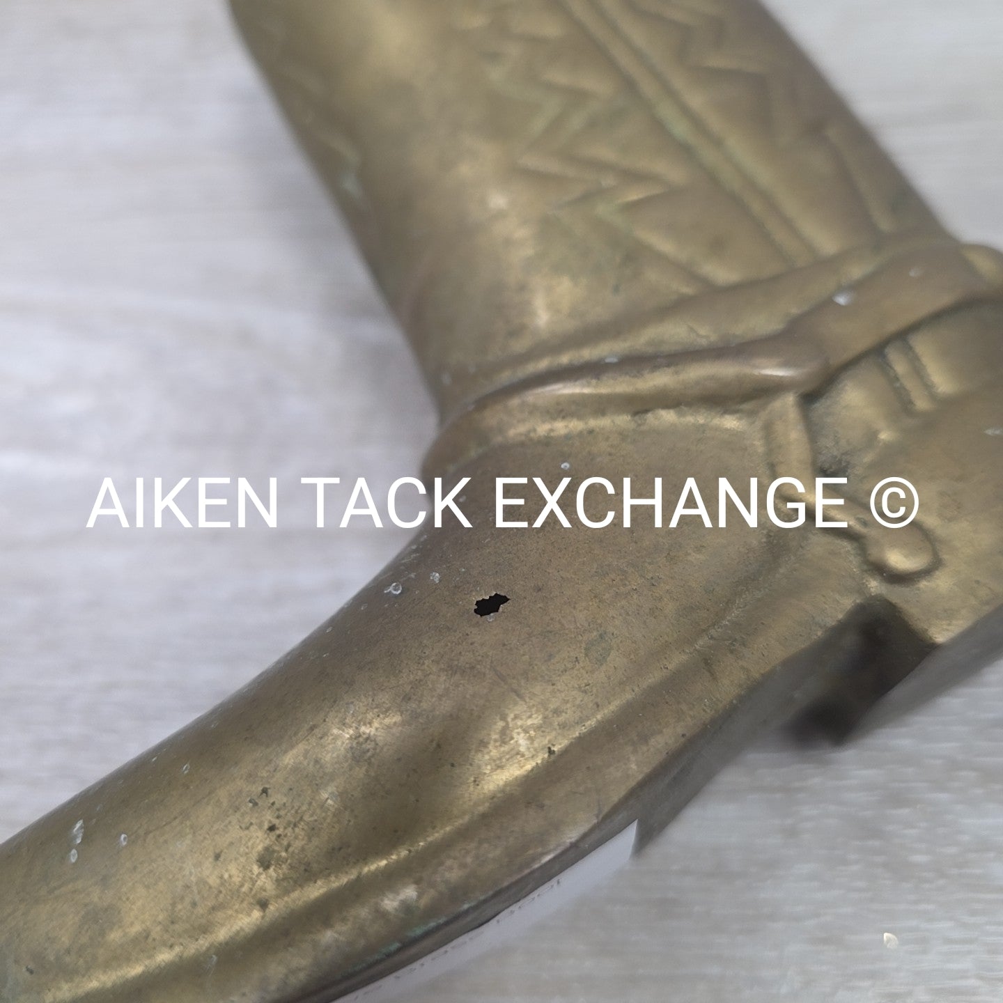 Decorative Brass Boot