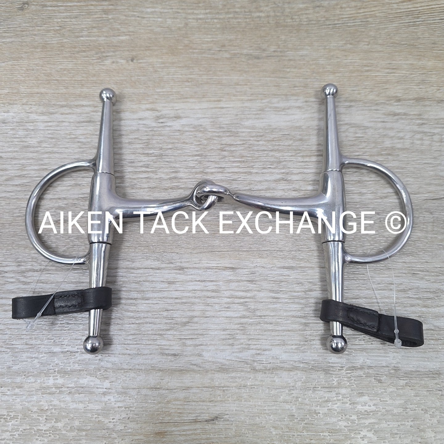 Korsteel Single Joint Full Cheek Bit with Keepers, 5"