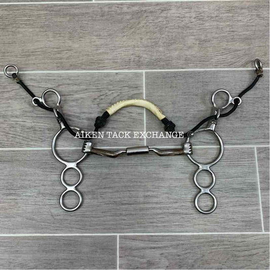 Myler 3 Ring Combination Bit with Low Port Comfort Snaffle MB 04