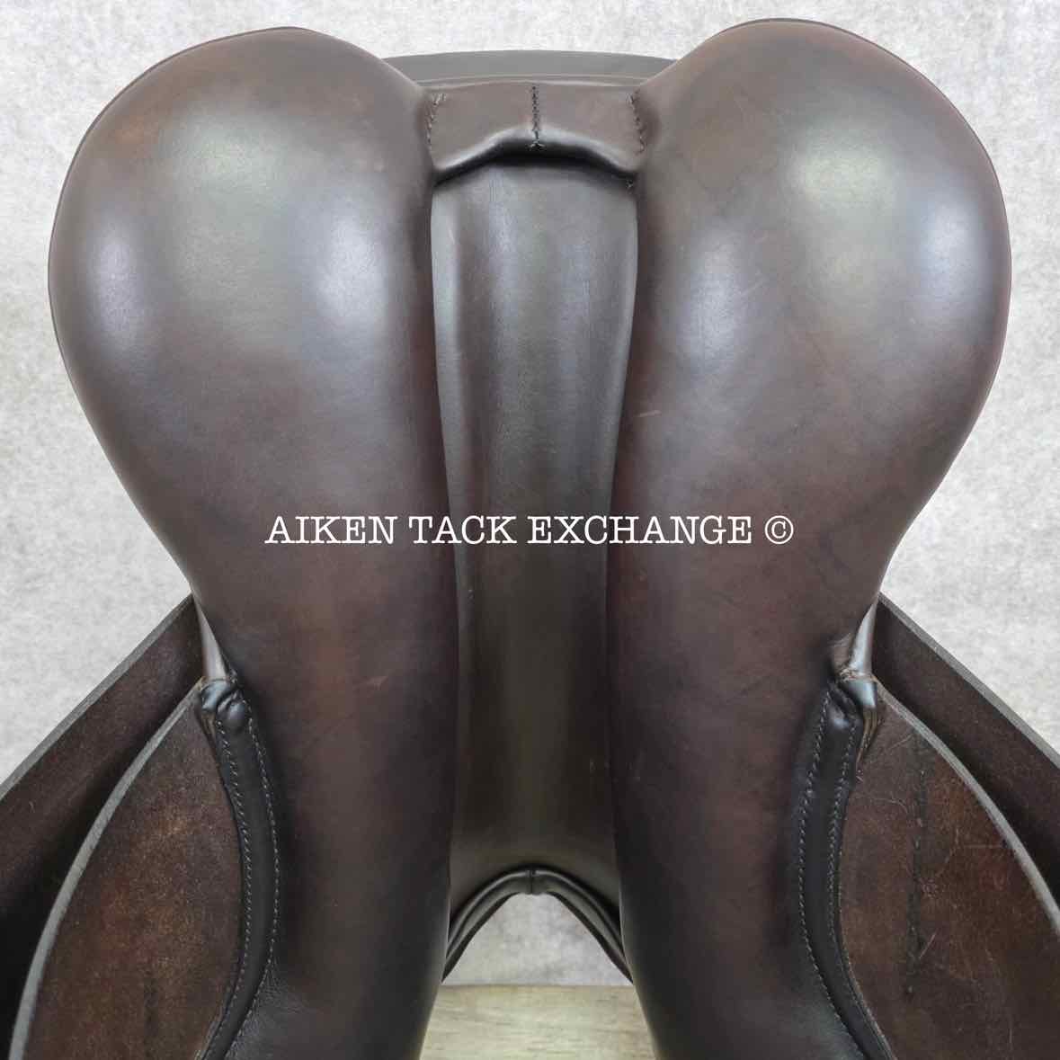 Albion Legend K2 Jump Saddle, 17.5" Seat, Wide Tree, Wool Flocked Panels