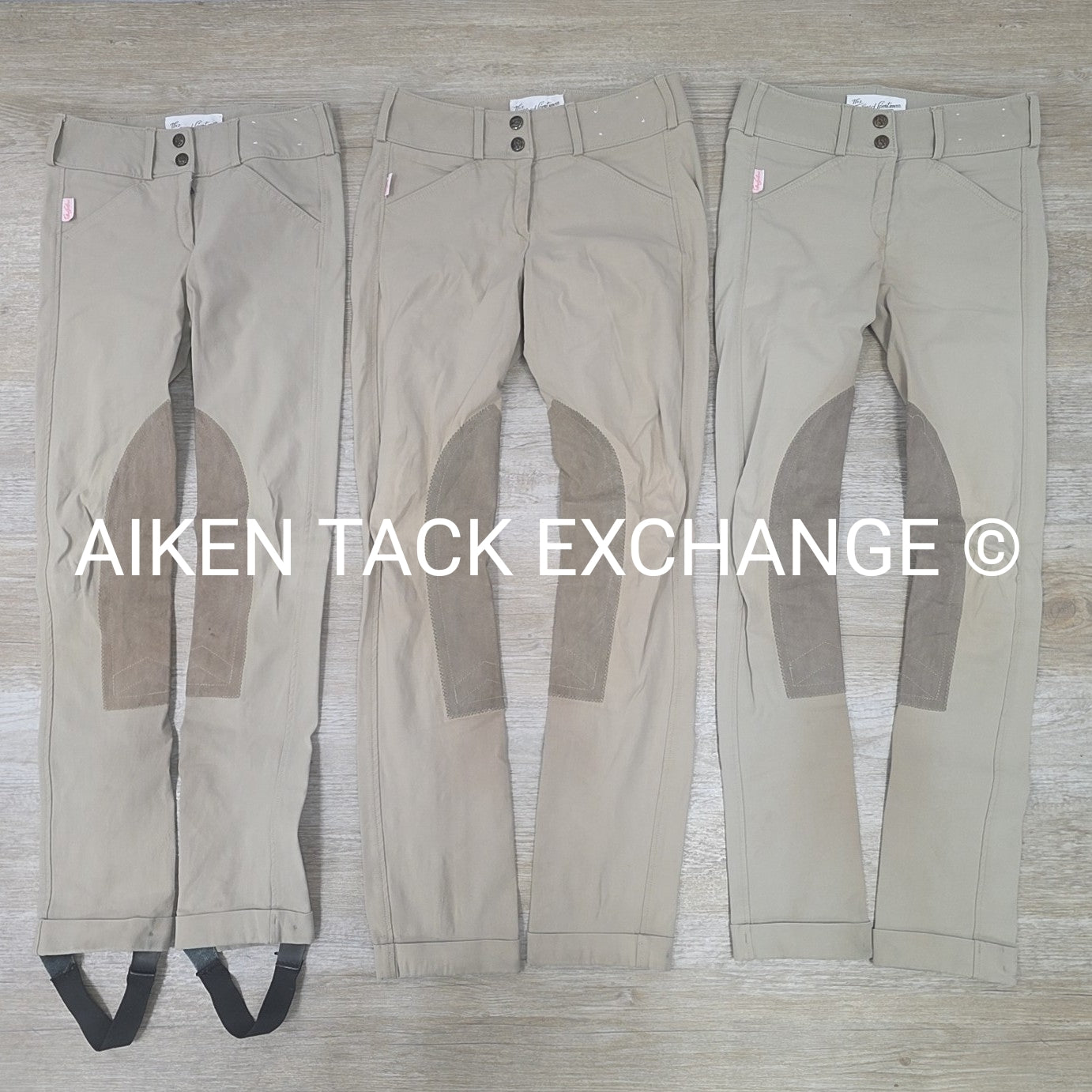 BARGAIN BUNDLE: 3 Pair Tailored Sportsman Trophy Hunter Knee Patch Jods, 12 & 14