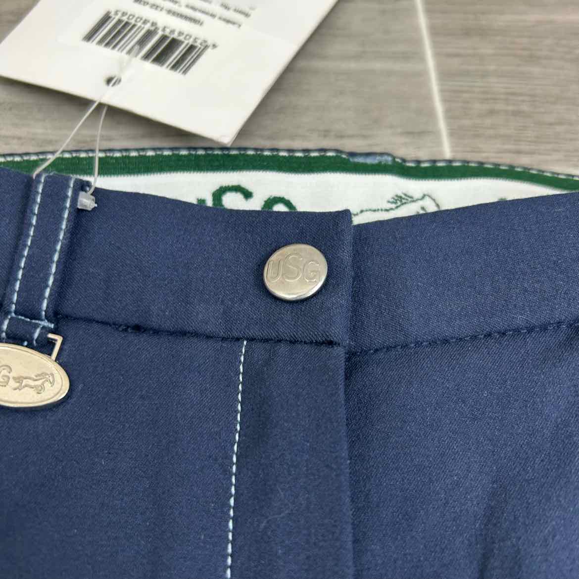 KL Select USG "Joy" Silicone Full Seat Breeches, Size 26