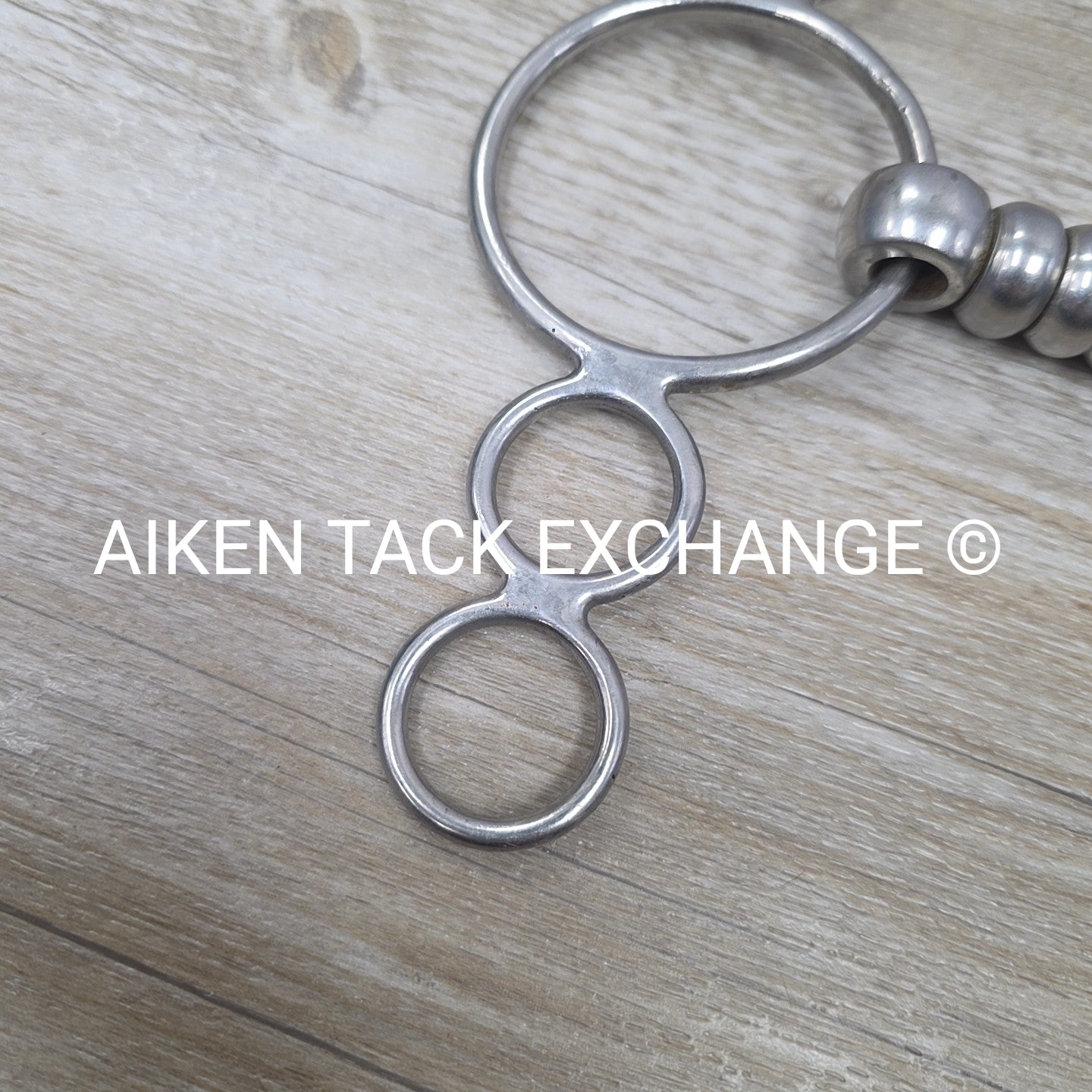 Single Joint Cherry Roller 3 Ring Gag Bit 5.5"