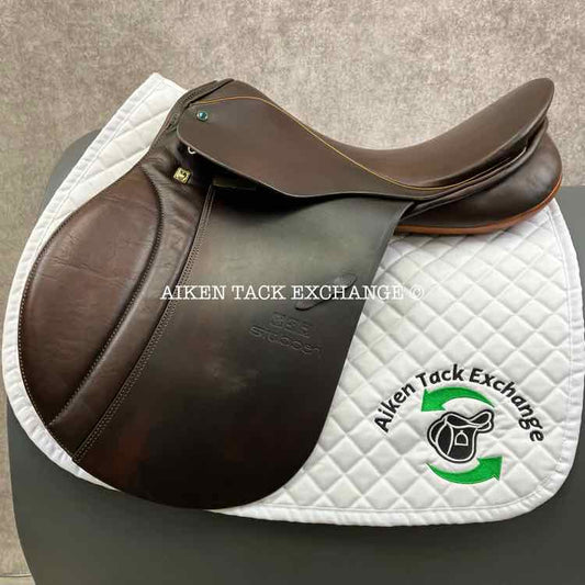 Stubben Siegfried DL All Purpose Saddle, 17.5" Seat, 29.5 cm Tree - M/MW, Wool Flocked Panels